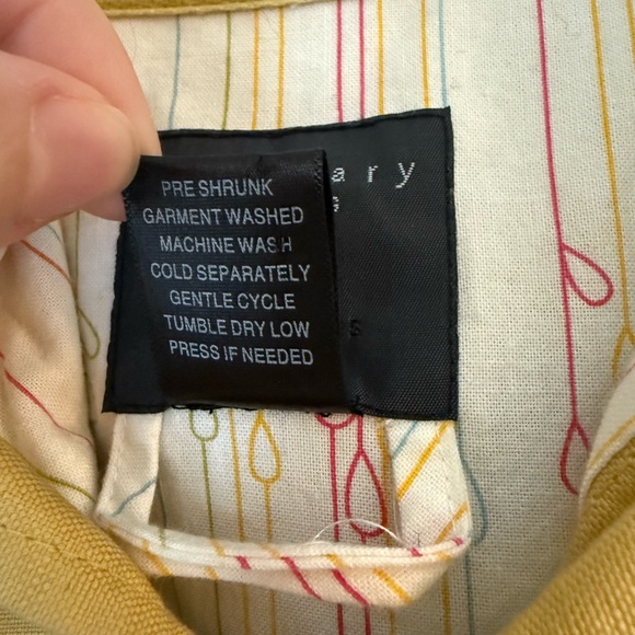 Anthropologie | Mustard Yellow Hooded Jacket by Sanctuary, Size Medium - Picture 8 of 8